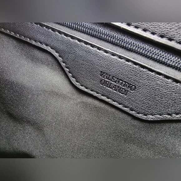 Valentino Orlandi  Satchel Quilted Crossbody color Gunmetal - Picture 9 of 10